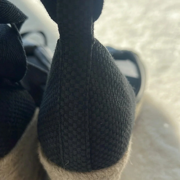 Cole Haan Sz 8.5 Cloudfeel Hampton Leather Top Knot Espadrille Wedge Sandals NEW - Picture 12 of 16